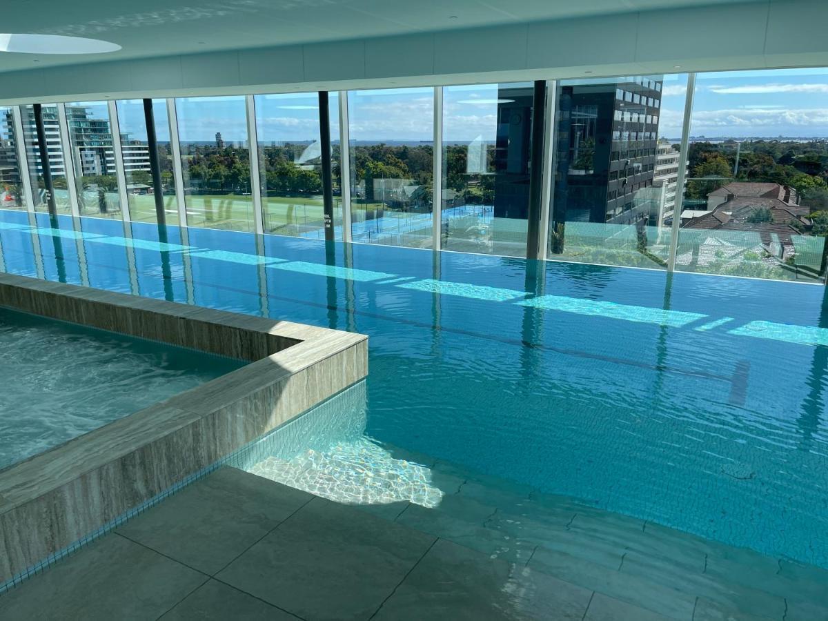 The Fawkner Apartment Bay-View Pool/Gym Free Parking Melbourne City Exterior foto